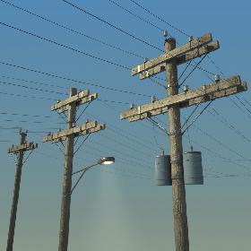 Electric Pole Wooden COLLECTION